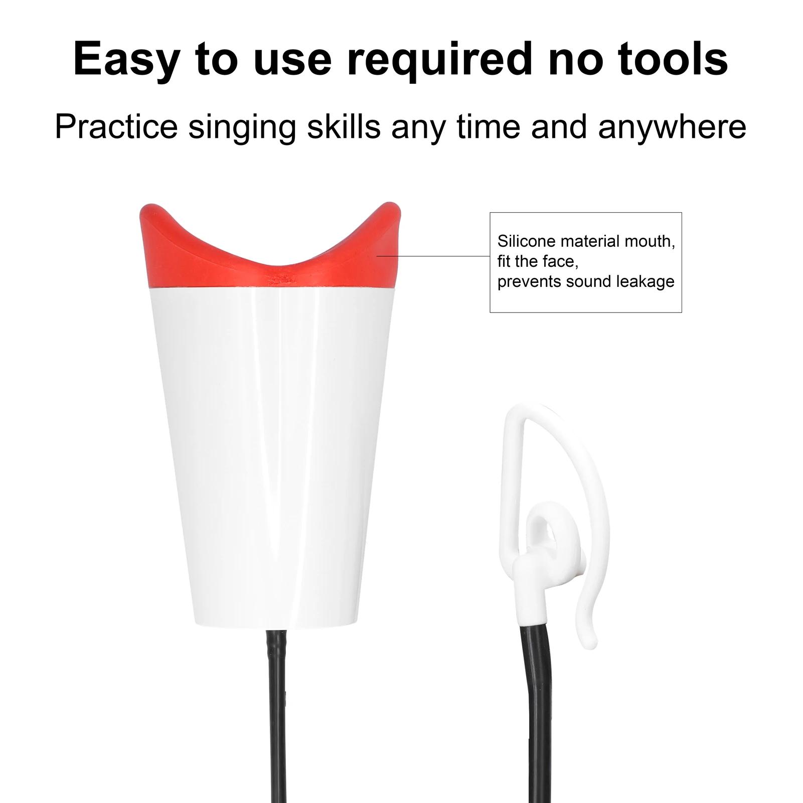 

Portable Singing Training Euipment Noise Reduction Sound Insulation Voice Practice Tool Singing Trainer