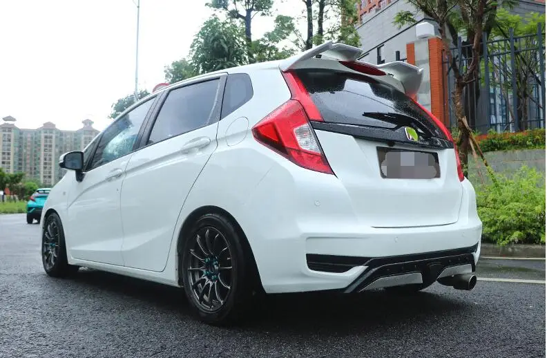 Спойлер для Fit JAZZ 2014 2019 Honda Jazz YOFD спойлер из АБС пластика цветной задний