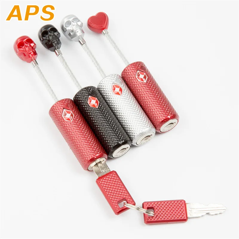 Металлический багажный замок с тремя цифрами комбинированный мини для проверки