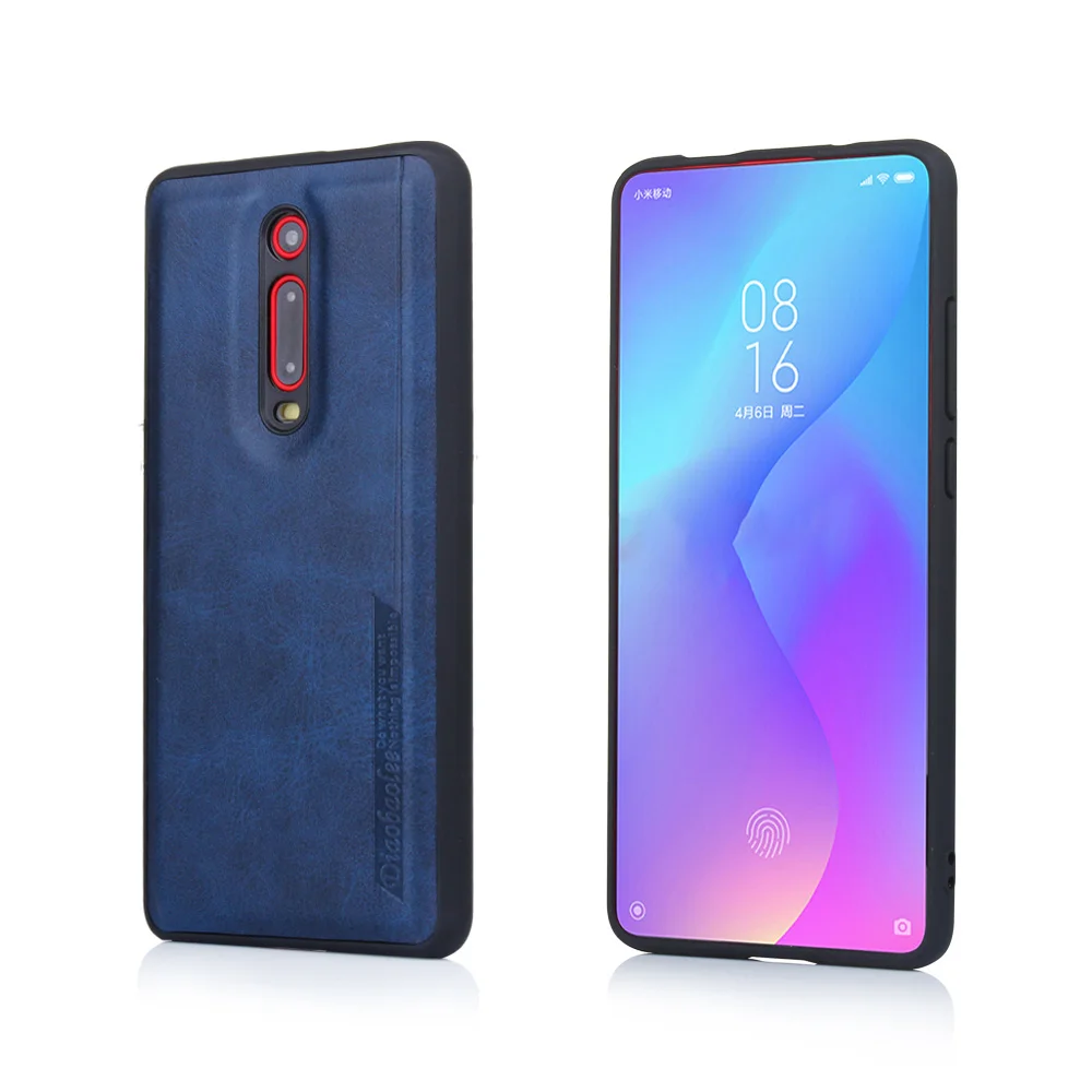 Case for Mi 9T Redmi K20 Pro 6 Cover Xiaomi mix 2s Red K 20 Leather Business PC&ampPU Logo Brand High Quality hongmi |
