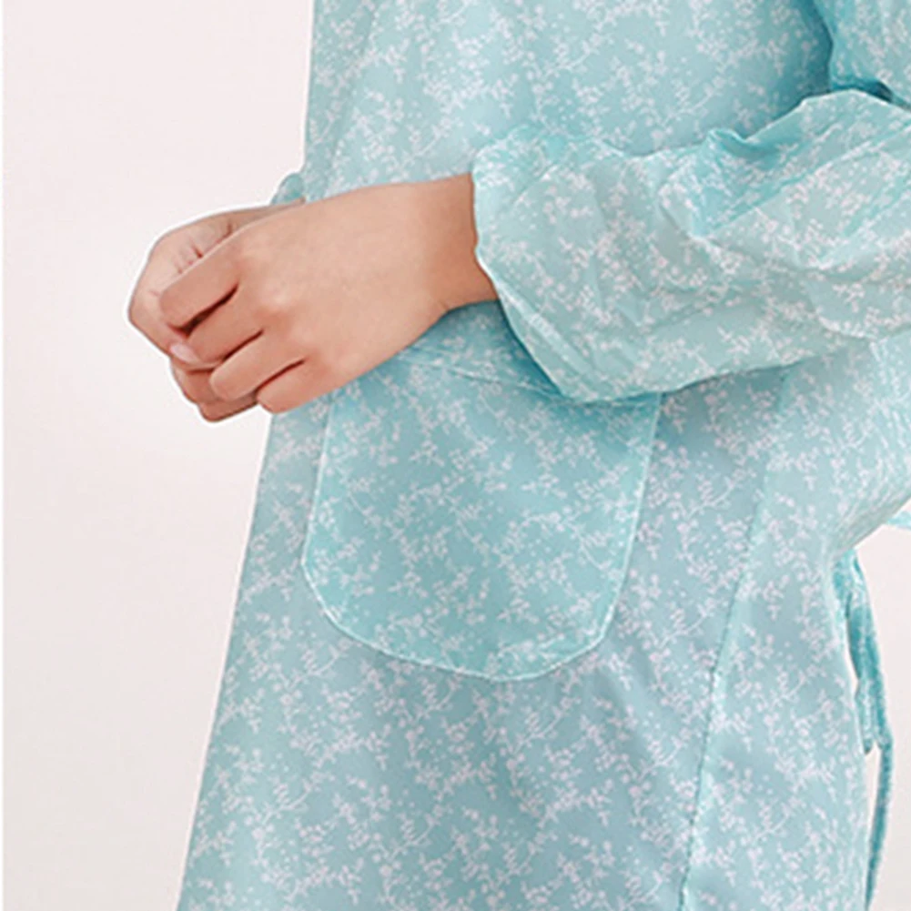 Модный домашний кухонный передник с длинными рукавами для взрослых