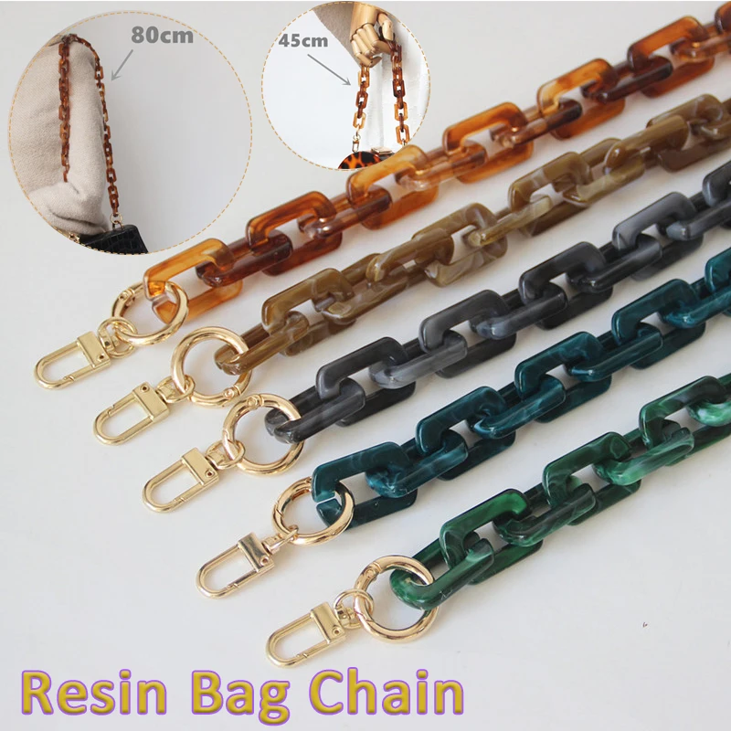 

Сменный ремешок для сумки, Женская акриловая цепочка для кошелька, съемные ремешки на плечо