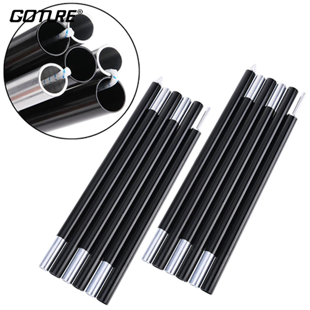 

Goture 2PC Canopy Pole Outdoor Camping Equipment Diameter Tough Aluminum Alloy Durable 19mm Total Length 1.8m