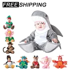 Новый дизайн 2021, высококачественный костюм вампира летучая мышь для маленьких мальчиков и девочек на Хэллоуин, комбинезон, комплект детской одежды