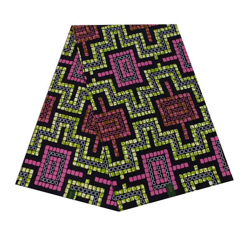 

African cotton waxed calico Ankara New Floret coat in waxed high quality African fabric party dress 24FS1347