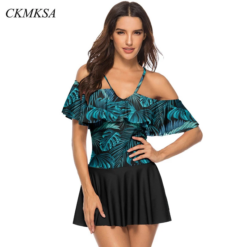 2019 новый сексуальный ретро танкини с принтом купальники для женщин плюс размер