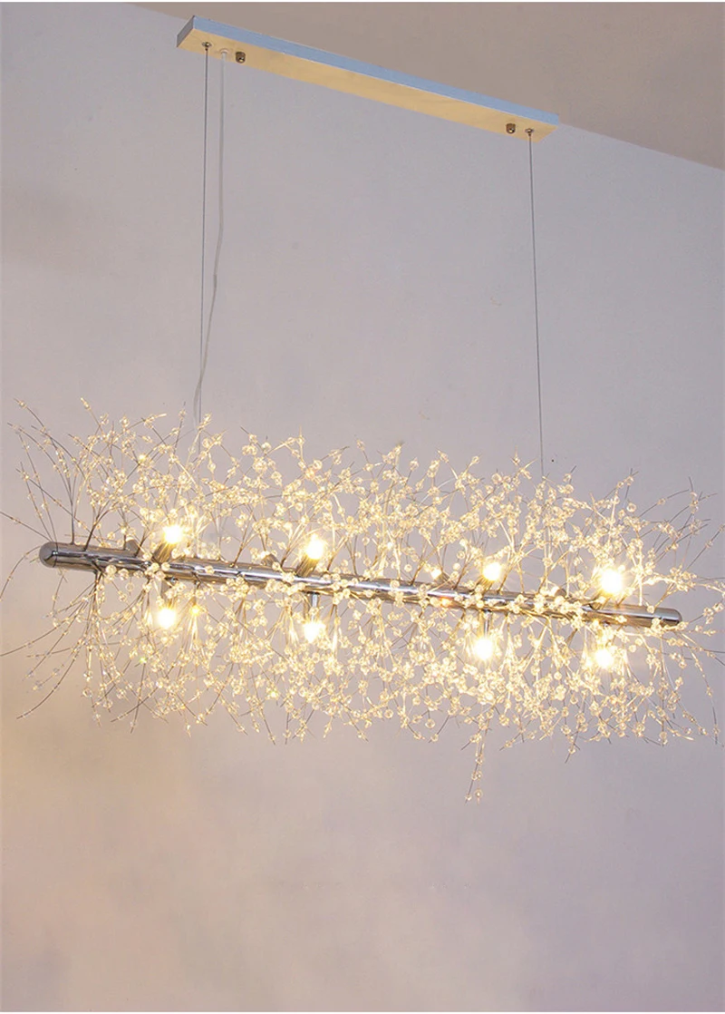 Современный светодиодный хрустальная люстра светильник принт в виде