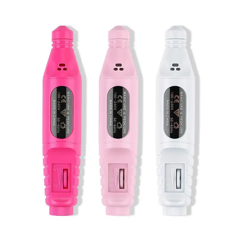 

Electric Nail Drill Bit USB Remover Tip Salon Machine Pedicure Nail Kit Clipper Pen Polishing Machine Upgraded Version 6 Bits