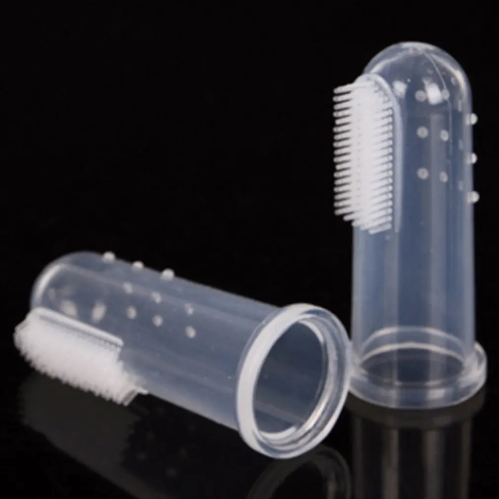 

Environmentally Friendly Silicone Finger Sets Cat Dog Teeth Oral Cleaning Tools Pet Dog Finger Toothbrush
