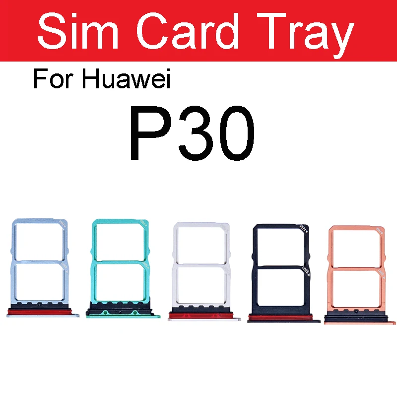 Адаптер для гнезда Micro SD/Sim-карты HuaWei P30 Pro Lite слот чтения Sim-карт разъем держатель