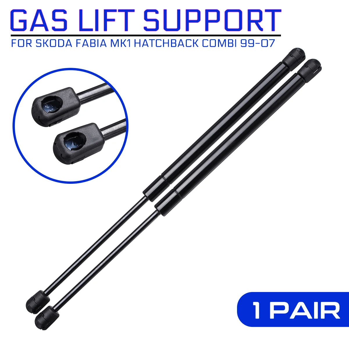 

For Skoda Fabia MK1 Hatchback Combi 1999-2007 Rear Trunk Tailgate Gas Spring Shock Lift Struts Support Rod Arm Bars Bracket