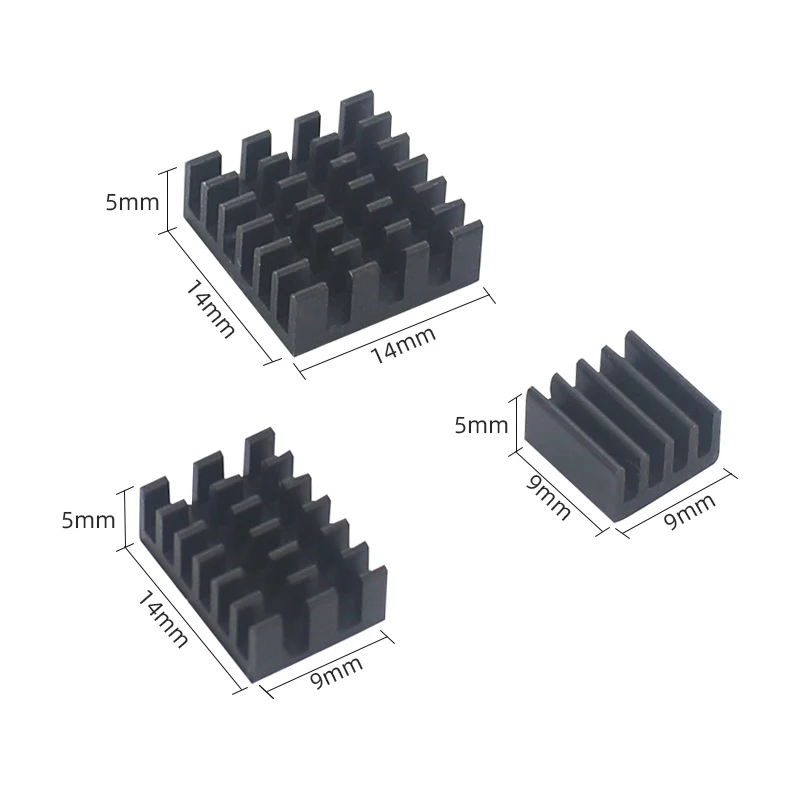 Raspberry Pi 4 радиатор алюминиевые радиаторы Радиатор Охладитель Зеленый Черный