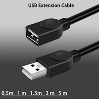 usb extension cable usb 2 0 cable extende data cord for pc smart tv projector mouse keyboard fast speed usb cable extension