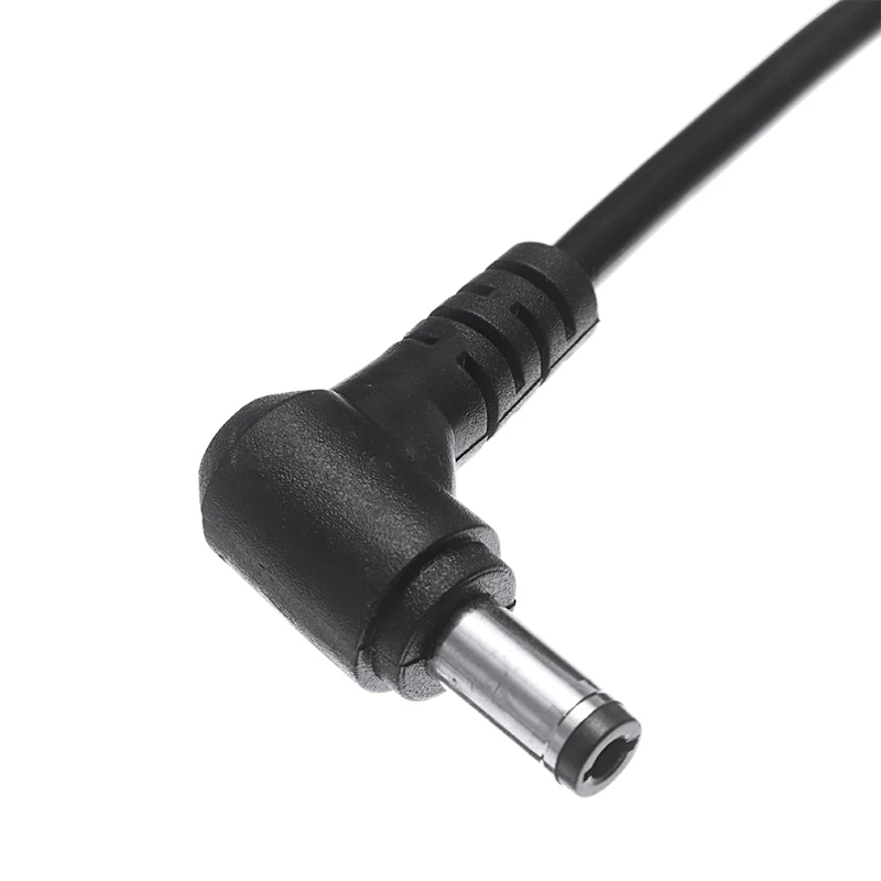 1 шт. Профессиональный прямоугольный черный кабель с углом 90 градусов 5 5x2 мм