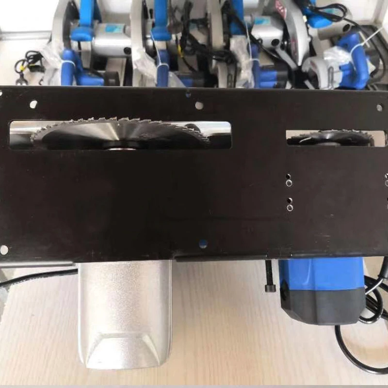 Режущий станок двойная пила мини 2 в 1 деревянная Точная настольная панель с