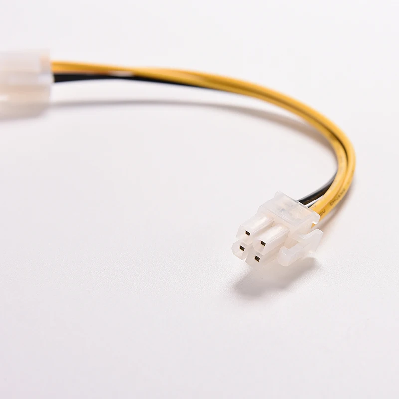 1PCS 20cm 8" Inch ATX 4 Pin Male To 4Pin Female PC CPU Power Supply Extension Cable Cord Connector Adapter | Компьютеры и офис