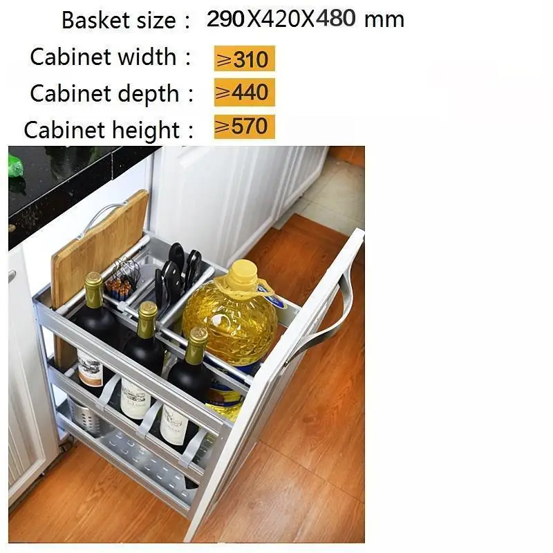 

Organizador Pantry Dish Rack And Storage Accessories Keuken Organizer Cuisine Kitchen Cabinet Cestas Para Organizar Basket