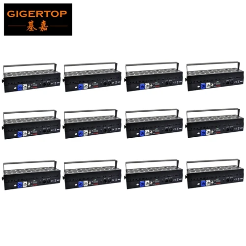 12 TP-G3037-6IN1 12x18 Вт Беспроводная батарея сценическое освещение для помещений светодиодный фонтан IRC пульт дистанционного управления фермы стены здания - Цвет: 12