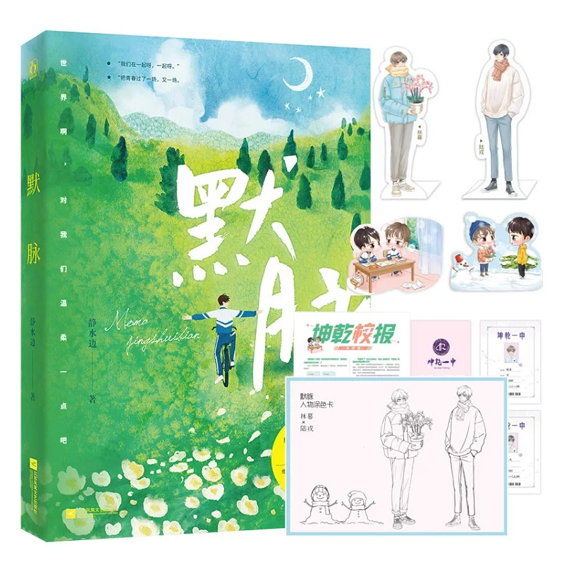 

New Mo Mai Chinese Novel Book by Jing Shui Bian Youth Urban Emotion Novel Male Romance Novels Fiction Book