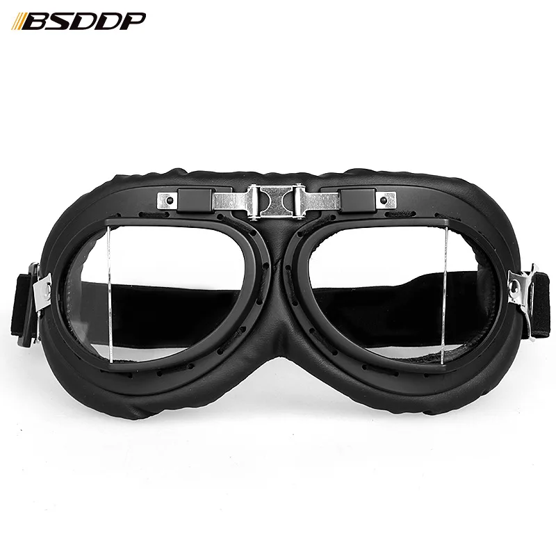 Винтажные мотоциклетные очки для Harley Pilot в стиле стимпанк ATV Bike шлем из меди |