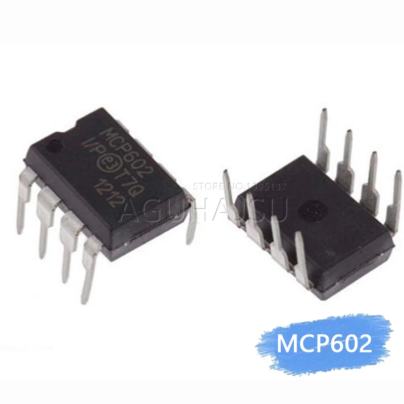 10 шт., MCP602-I/P DIP8 MCP602 DIP DIP8 от 2,7 в до 5,5 В, операционные усилители CMOS
