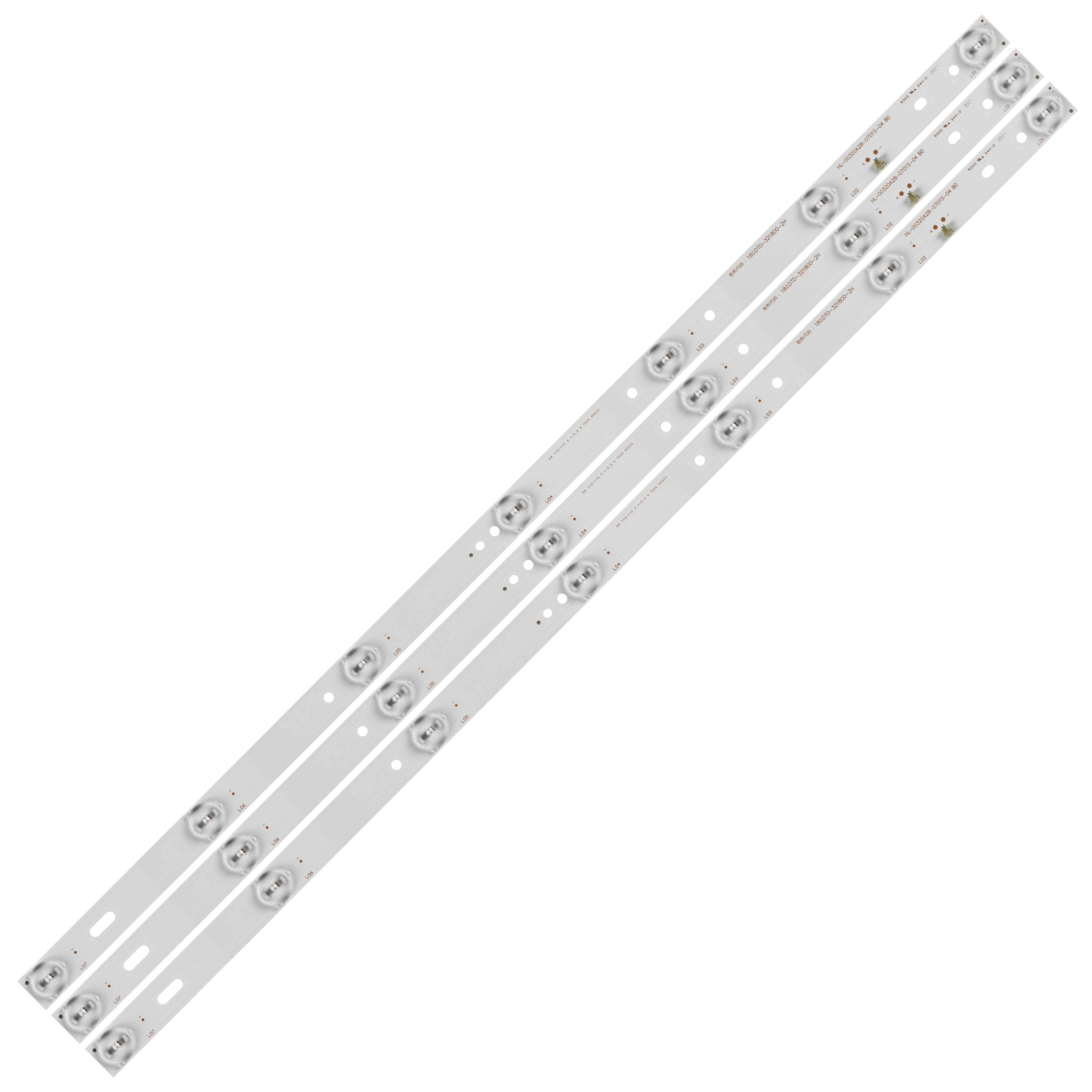 3PCS LED backlight strip for HL-00320A28-0701S-04 A3 D3 32LEM-1009/T2C 180.DT0-32D900-0H LE-32D7 JSL 32LEM-1007/T2C CX315DLEDM
3PCS LED backlight strip for HL-00320A28-0701S-04 A3 D3 32LEM-1009/T2C 180.DT0-32D900-0H LE-32D7 JSL 32LEM-1007/T2C CX315DLEDM