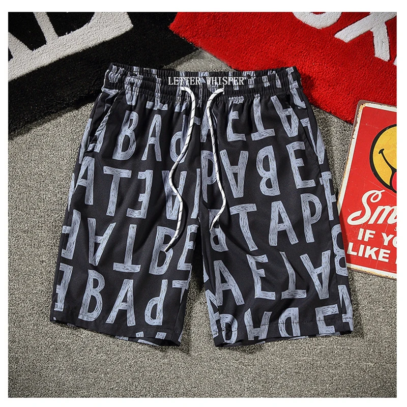 

Mens Swimwear Swimming Shorts Trunks Beach Board Shorts Draw String Elastic Swim Pants Swimsuits Running Sports Surffing Short