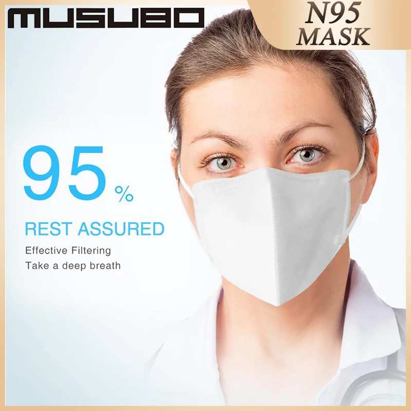 10 шт. N95 маски 4 слоев Mascarilla 마스크 маска для полости рта фильтр Маска Peinture