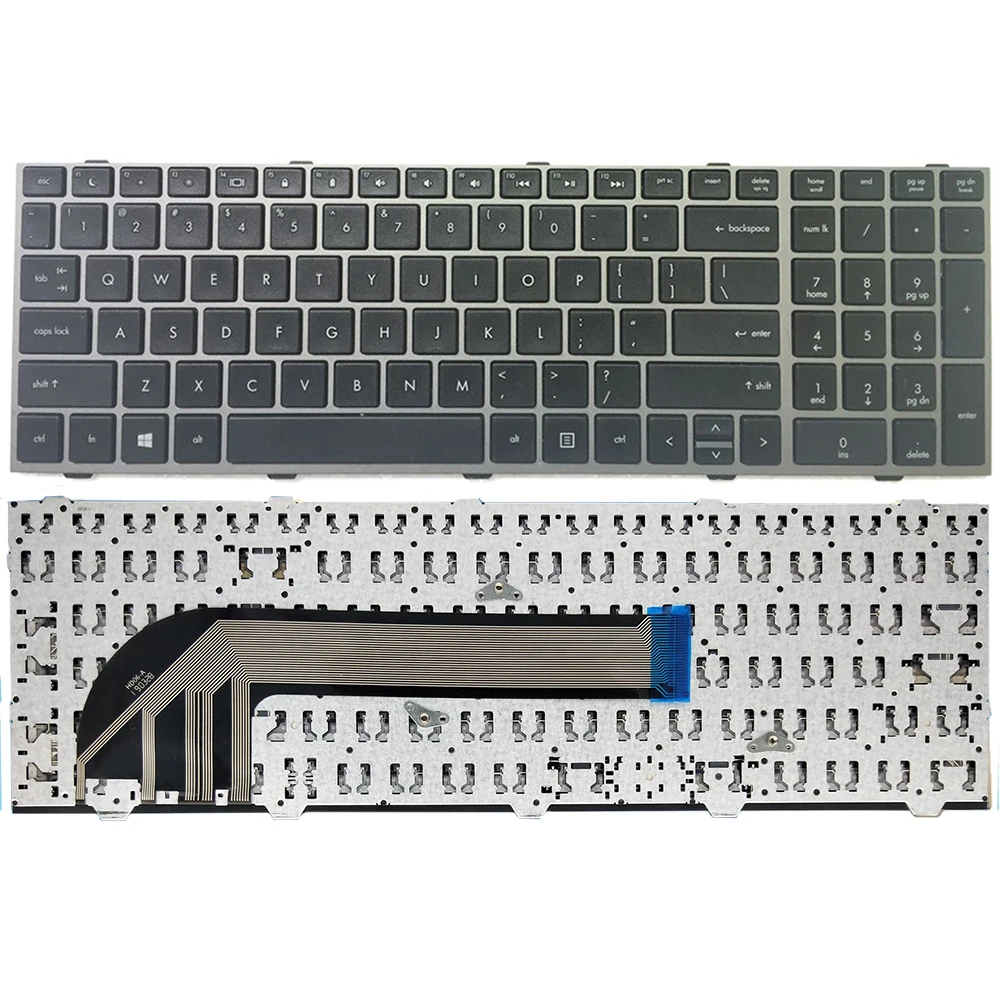 

New Laptop Replacement Keyboard for HP ProBook 4540 4540S 4545 4545S 4740 4740S 701485-A41 US Layout ( with Frame)