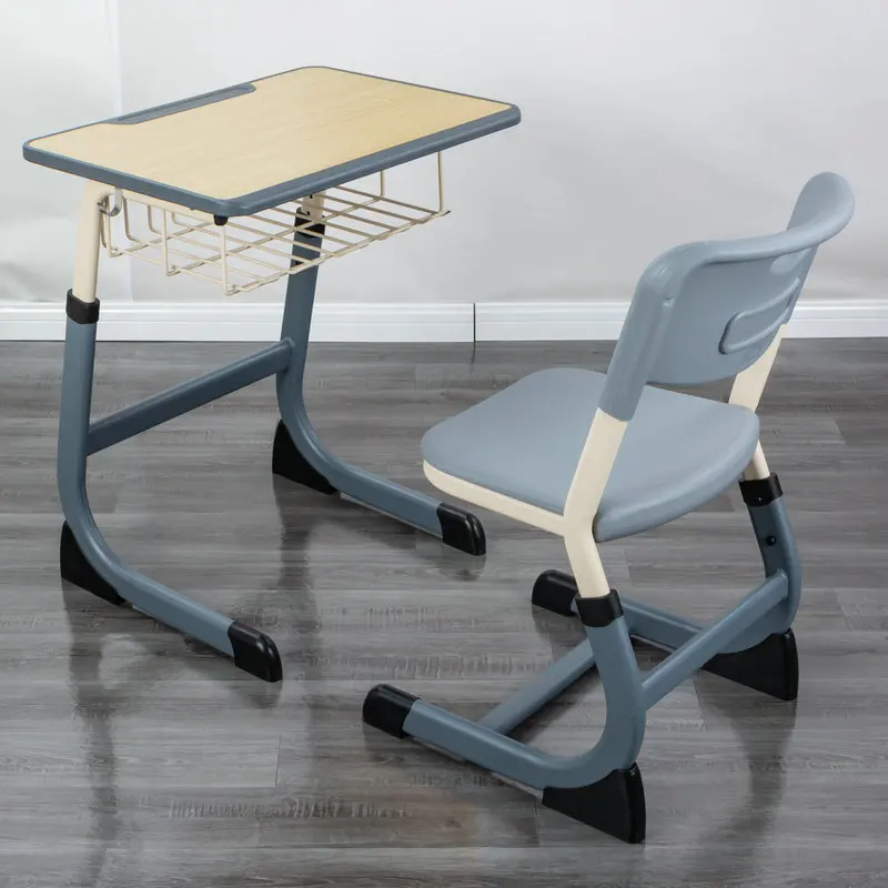 

School Student Desks and Chairs Training Institutions Remedial Class Desks and Chairs Children C-shaped Tables Study desk
