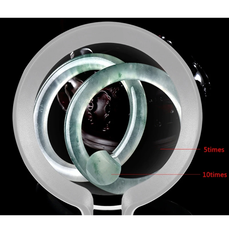 Ручное увеличительное стекло с увеличительной панелью большой зоной обзора