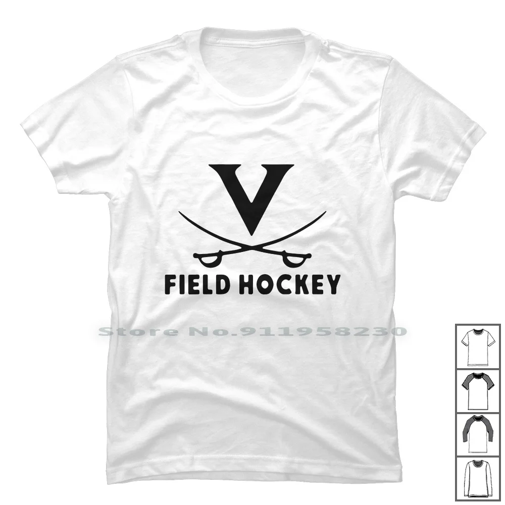 

Field Hockey T Shirt 100% Cotton Field Hockey Popular Hockey Trend Sport Hobby Field Some Port Logo End Hot