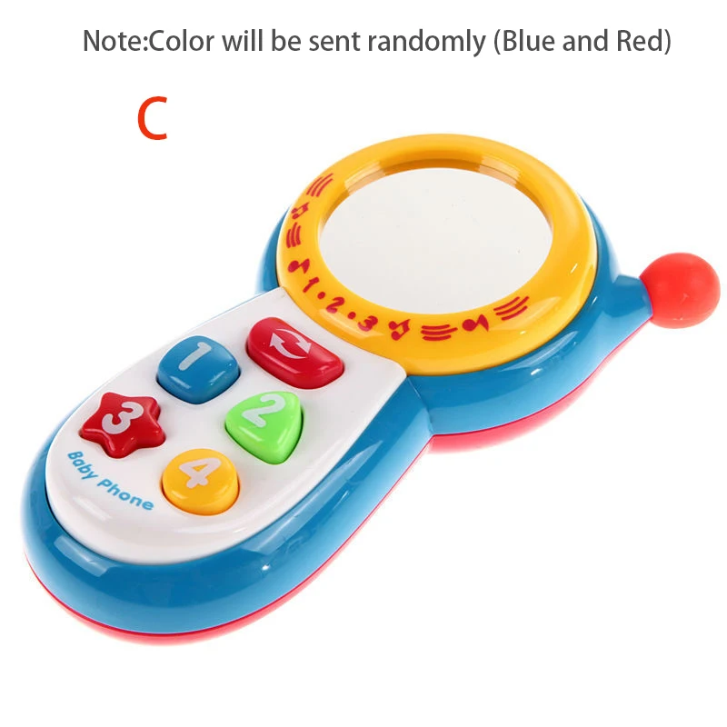 1 шт. Детский Электронный мобильный телефон со звуком игрушечный смартфон мобильный телефон раннее образование флэш музыкальные игрушки подарки