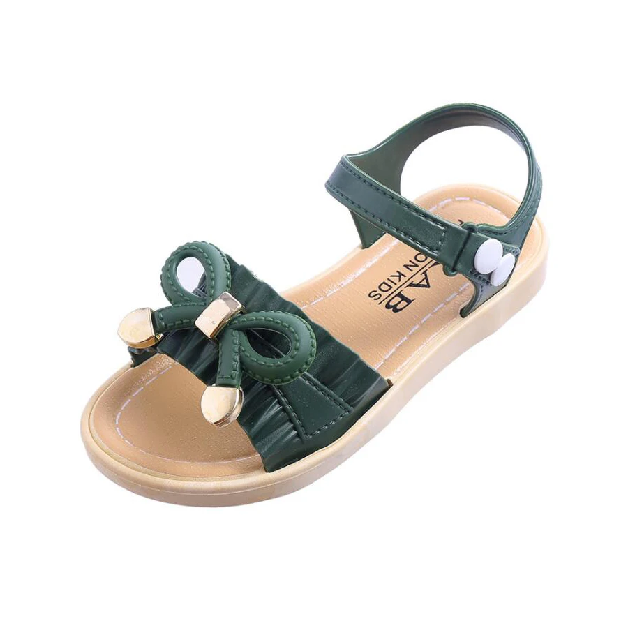 Пляжные сандалии для девочек летняя пластиковая обувь из ПВХ детей модные с