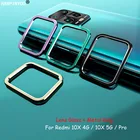 Для Xiaomi Redmi 10X 4G  10X Pro 5G задняя камера с металлическим кольцом + ультратонкая защитная пленка из закаленного стекла для объектива