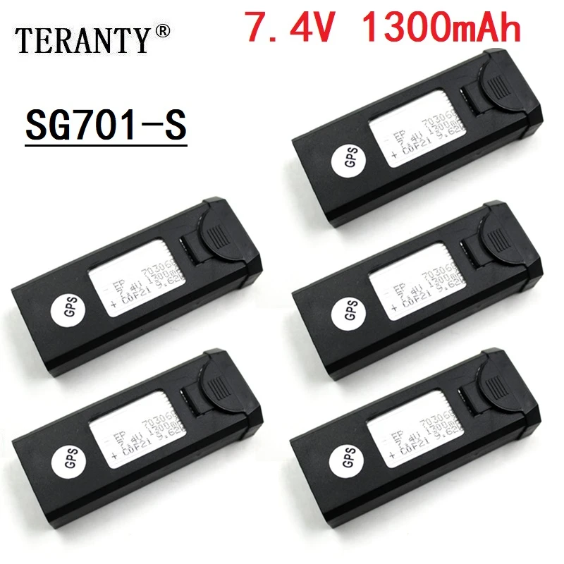 1/2/3/5/10 шт 7 4 V 1300mAh литий полимерный Батарея для SG701S игрушка с дистанционным