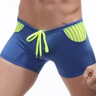 Новинка, мужские сексуальные плавки, мужские шорты-боксеры для плавания, спортивные шорты