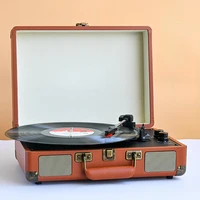bluetooth vinyl record player audio retro phonograph fashion gift european integrated portable lp vinyl record player