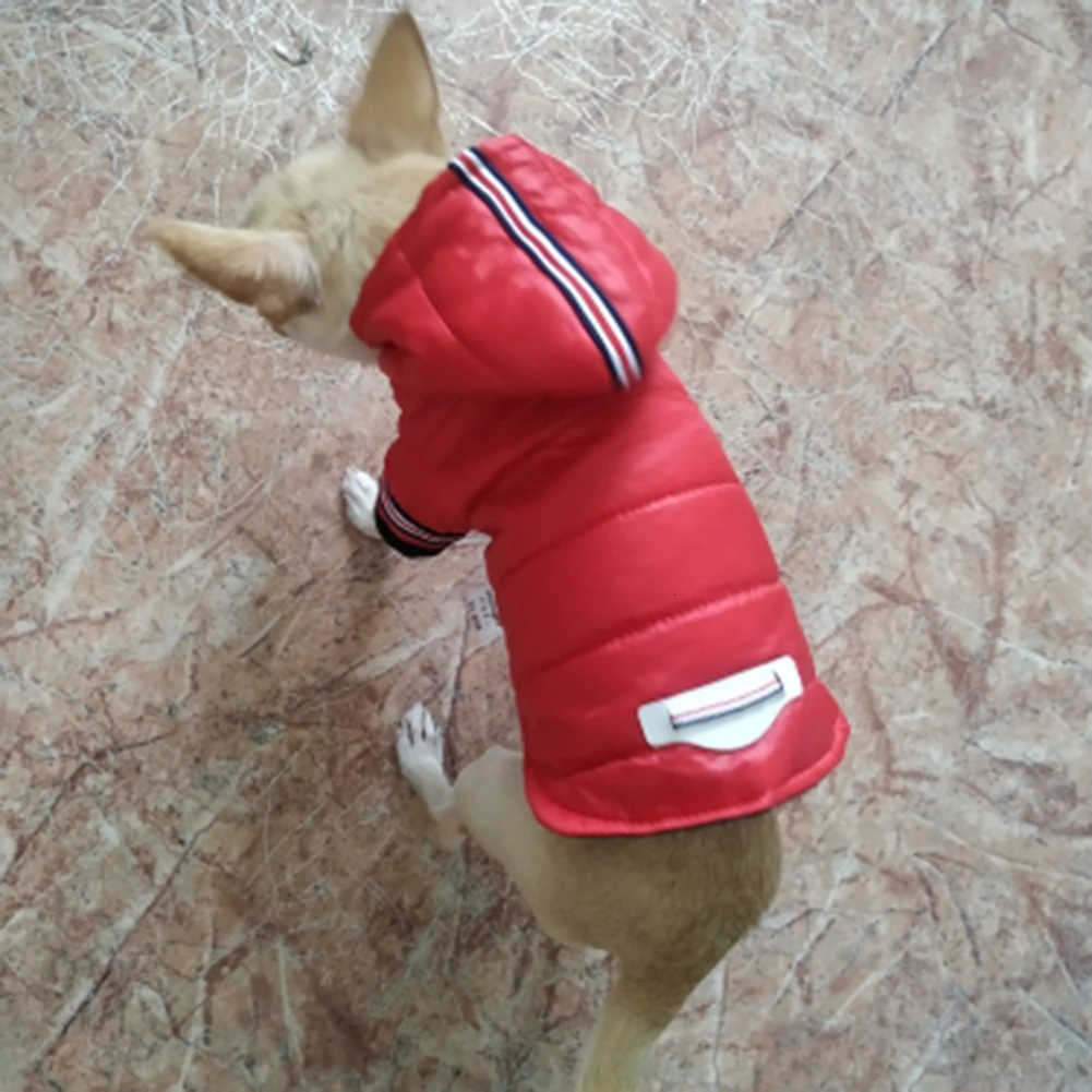 Одежда для собак зимние теплые куртки щенков чихуахуа одежда толстовки