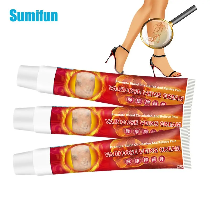 

1/2/3Pcs Varicose Veins Cream Anti-swelling Red Capillary Vasculitis Treatment Pain Relief Ointment Herbal Medical Plaster