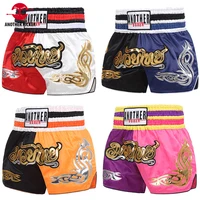 thai boxing clothing muay thai shorts women mens kickboxing pants sport fitness breathable mma shorts children grappling trunks