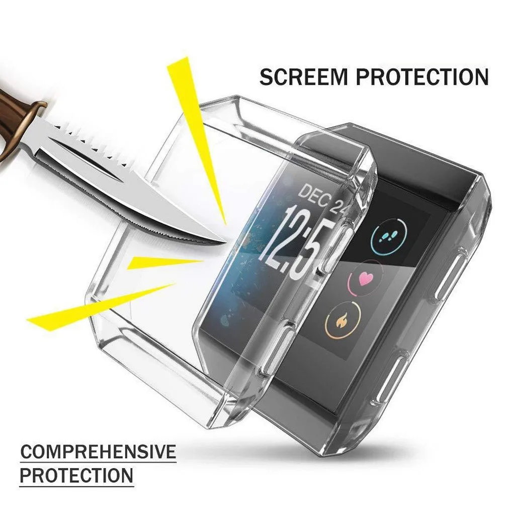 Комплект защитных чехлов 15 #3 шт. для Fitbit ионный Мягкий силиконовый чехол
