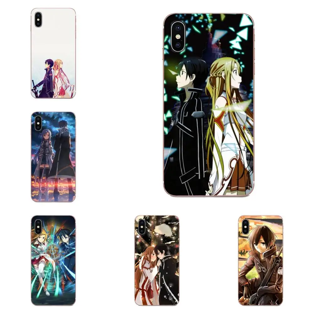 Мягкий уникальный новый стиль для Xiaomi Redmi Note 2 3 3S 4 4A 4X5 5A 6 6A Pro Plus Sword Art онлайн игра