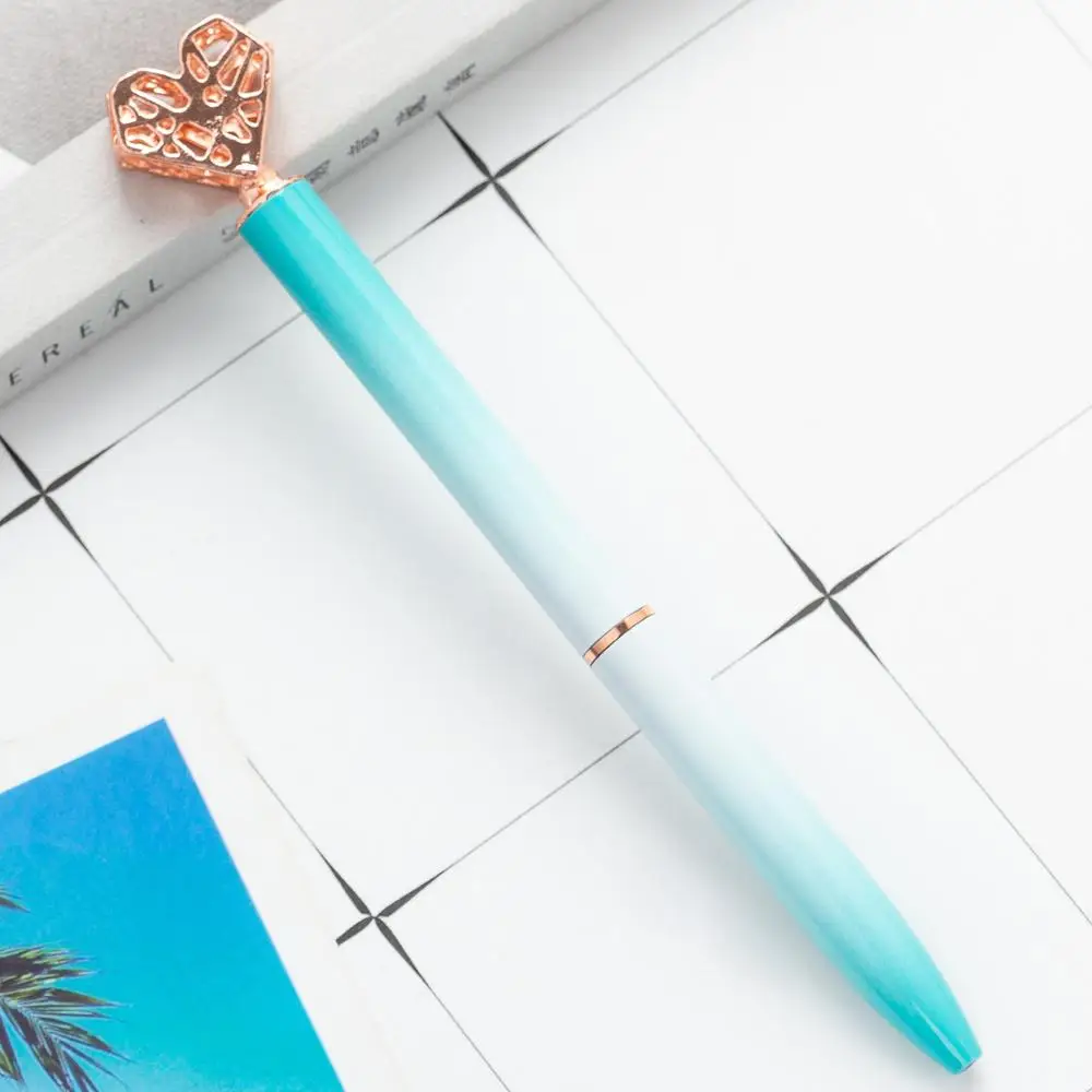 1 шт. миниатюрная шариковая ручка металлический карандаш для любви мм черные