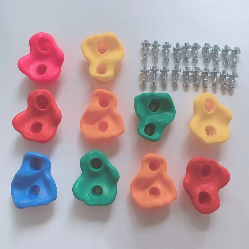 10 шт. детские игрушки для скалолазания детей деревянные стеновые Камни