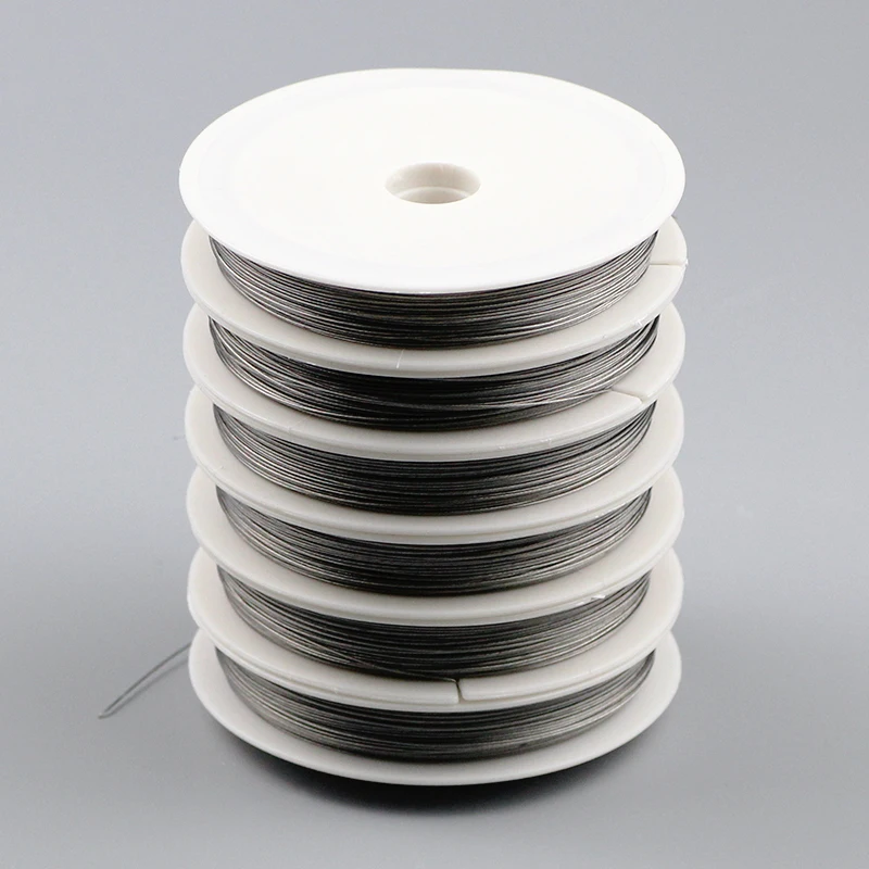 

YHBZRET 0.3~1.0mm Stainless Steel Tiger Tail Beading Rope Cord Thread String For DIY Bracelets Jewelry Making DIY findings