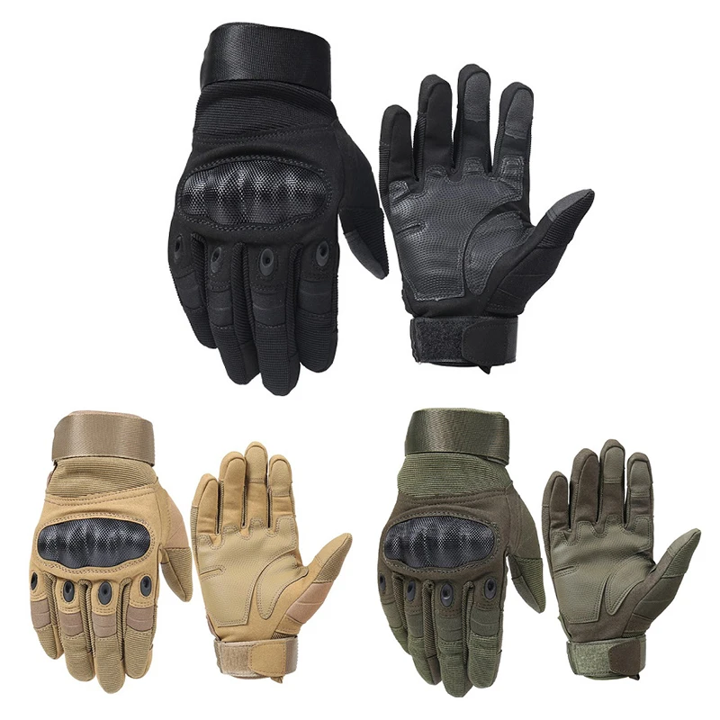 

1 Pair Motorcycle Gloves Breathable Unisex Full Finger Glove Fashionable Outdoor Racing Sport Glove Motocross Protective Gloves