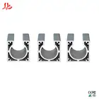 Основание для крепления двигателя Nema23 3 шт.лот 57x45 мм кронштейн шагового двигателя для самостоятельного изготовления ЧПУ