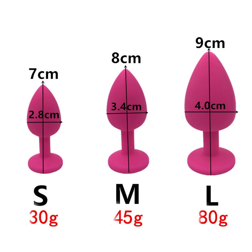 S/M/L анальный Расширитель большой кроличий хвост Анальная пробка массажер