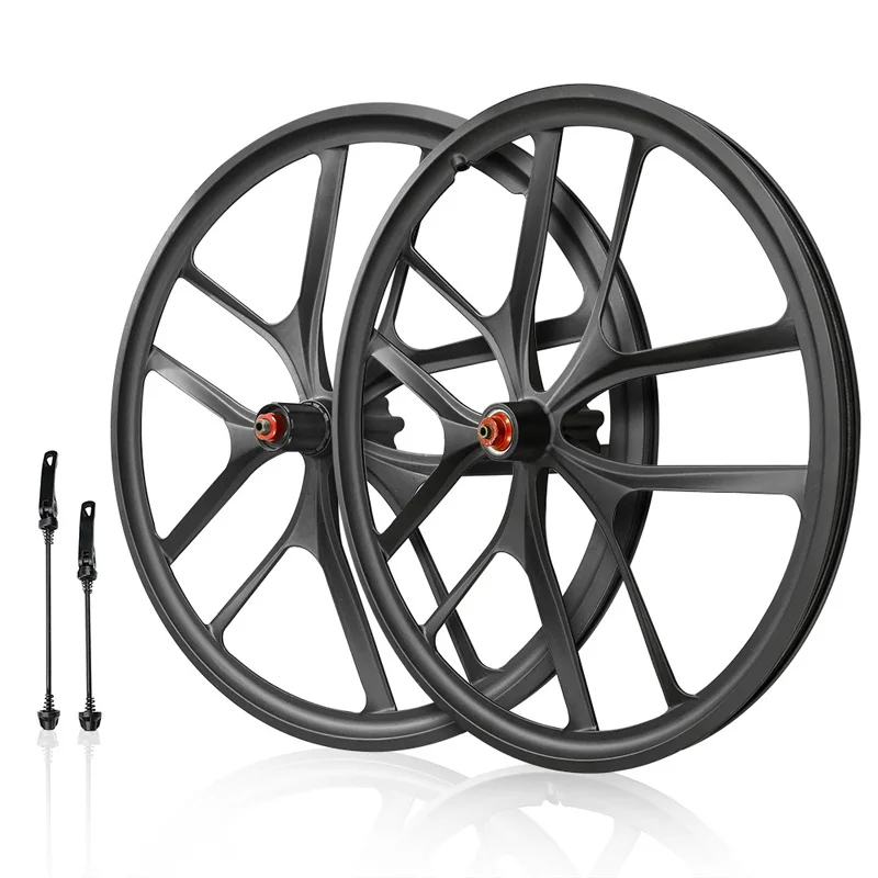 

New 20 inch Bike Wheelset Disc Brake Wheel 451 Bicycle Disc Brake Magnesium Alloy Wheel Integrated Wheel Cassette Wheelset